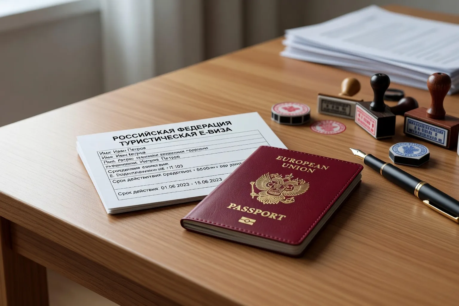 Documents pour visa touristique russe 2026